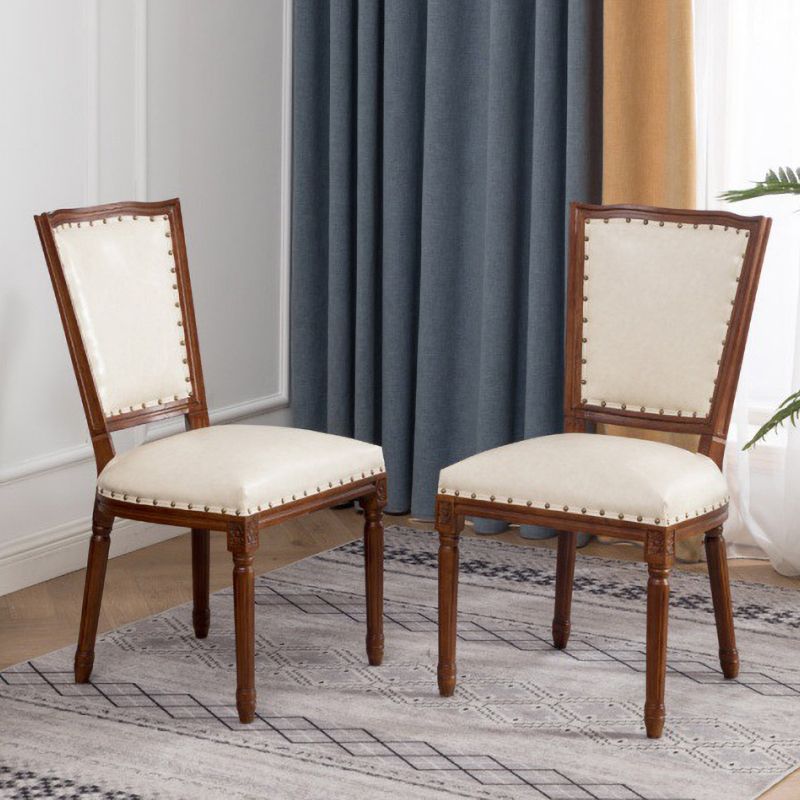 Comedor tradicional de madera, cocina, silla lateral, silla con respaldo abierto