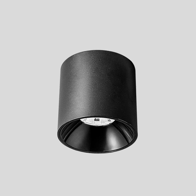 Cylindrical Shape LED Ceiling Lamp Modern Simple Style Aluminium 1 Light Flush Mount