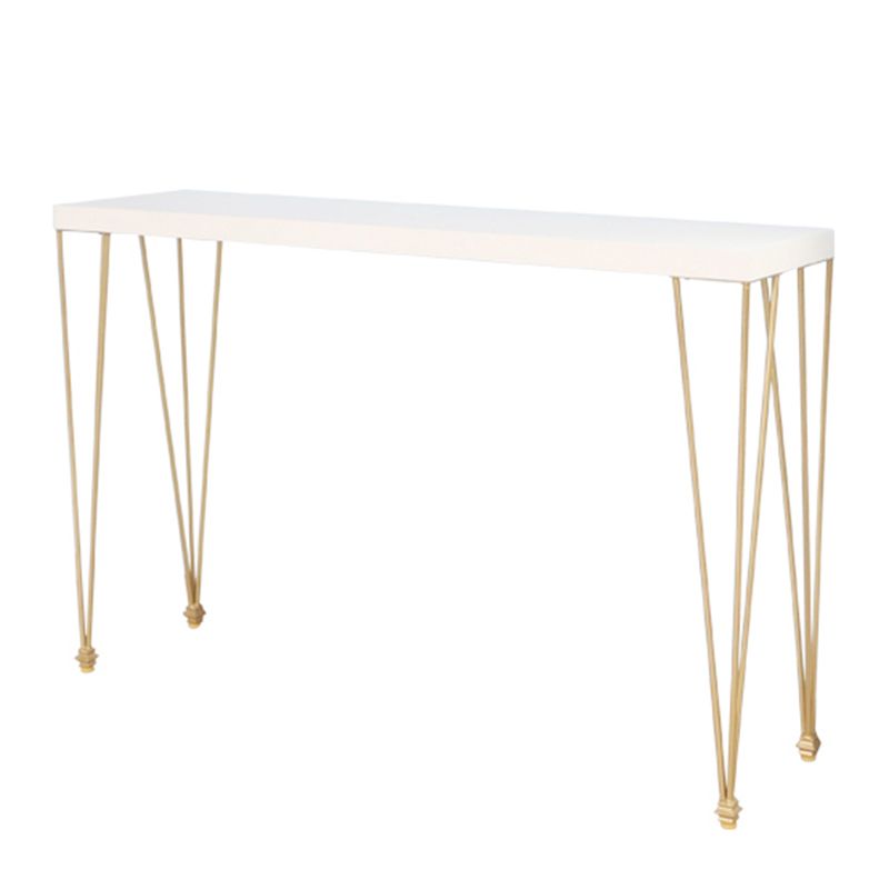 Modern Rectangle Solid Wood Bar Height Pub Table for Living Room