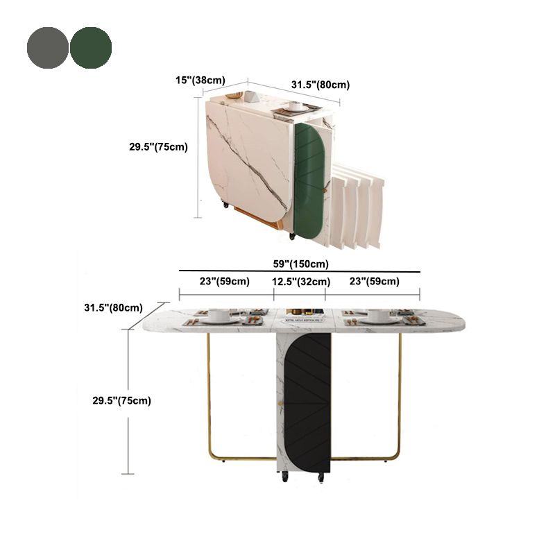 Modern Style Furniture Trestle Base Dining Site Table,59"L x 31.5"W x 29.3"H