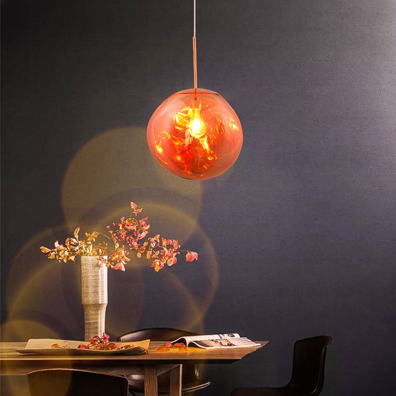 1 Light PVC Pendant Ceiling Lights Modern Pendulum Hanging Pendant Lights for Dining Room