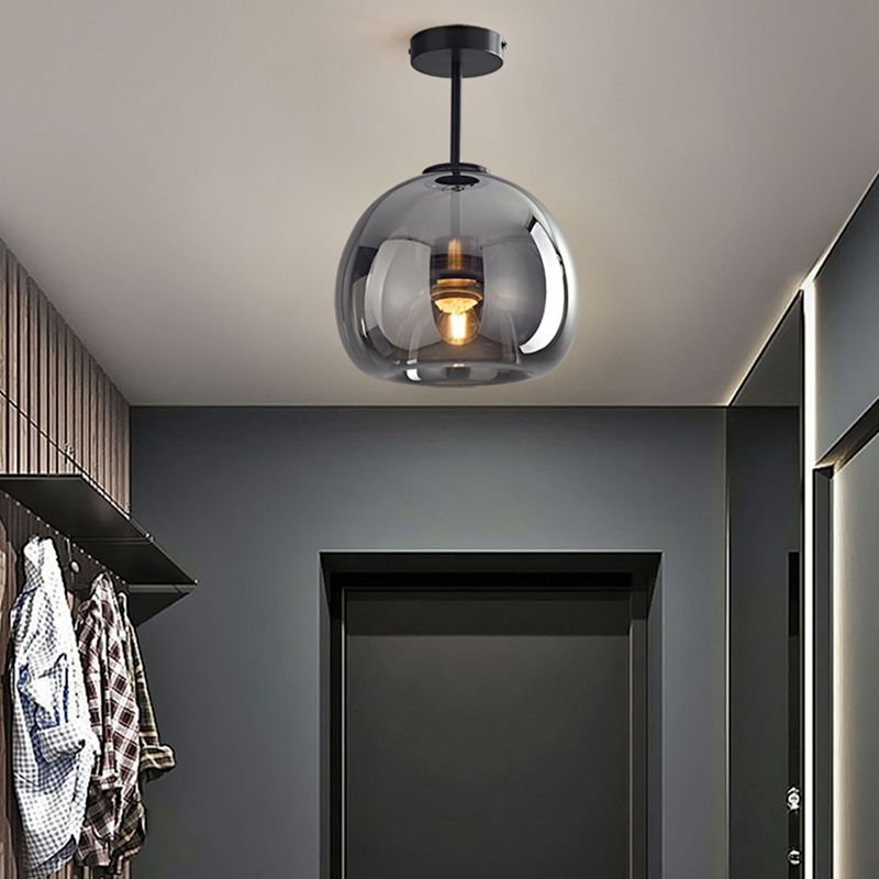 Nordic Style 1-Light Ceiling Lamp Geometry Shape Ceiling Light for Living Room