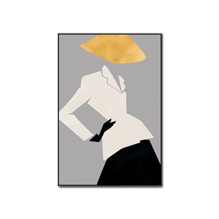 Mode dame mur Art décor couleur Pastel Style moderne impression sur toile pour salon
