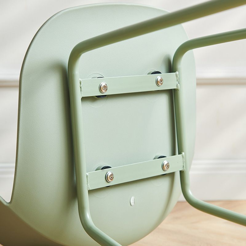 Nordic Style Metal Bar-stool Plastic Counter Bar Stool for Indoor Use