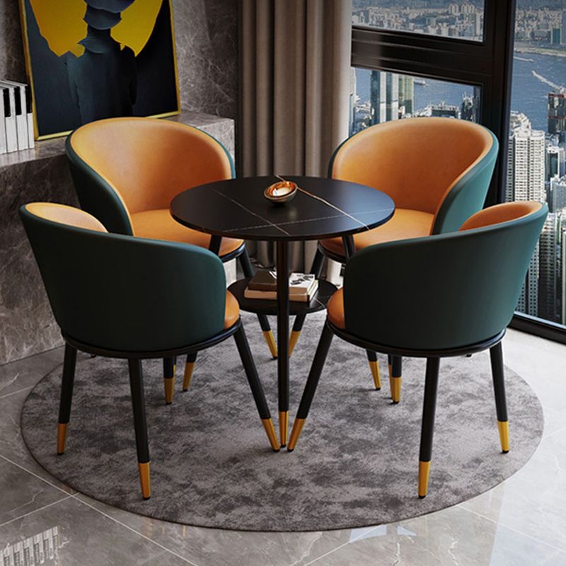 Round Dining Site Table Traditional Luxury 4-foot Stone Home Furniture