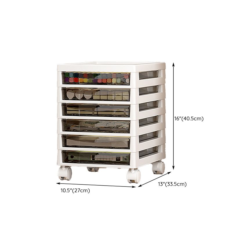 Transparent Filing Cabinet Modern Plastic Drawers File Cabinet