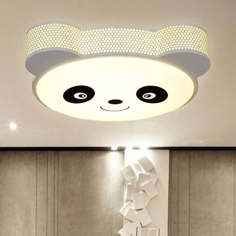 Cartoon Panda Unterputz-Deckenleuchte, Acryl-Deckenleuchte für den Kindergarten