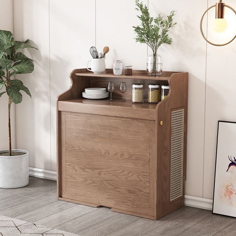 Mesa de comedor de madera rectangular de 55.1 pulgadas Mesa de madera maciza de mediados de siglo Moderno para el hogar