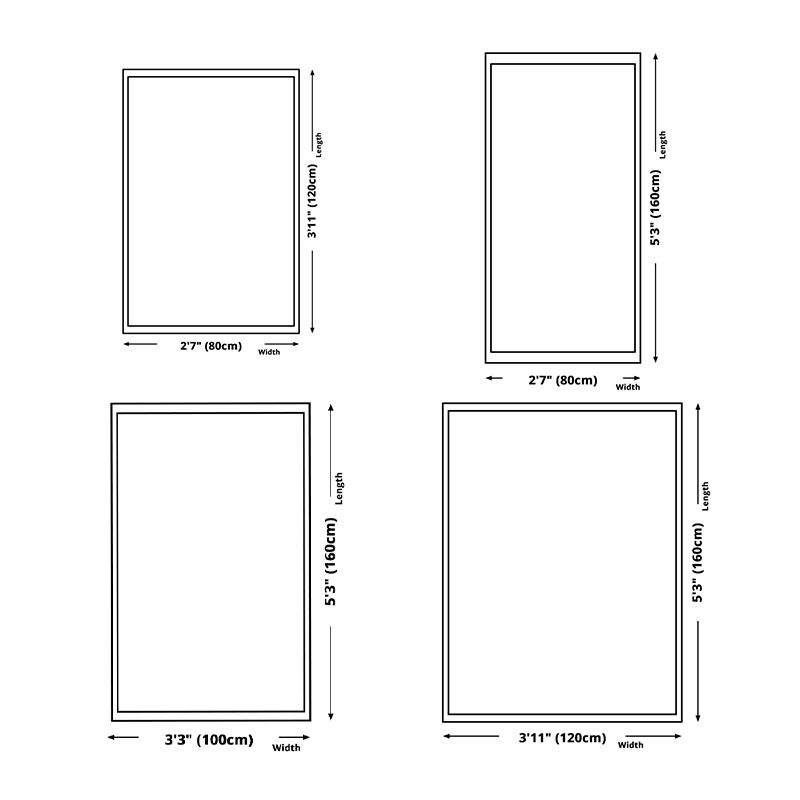 Contemporary Polyester Rug Abstract Pattern Rug Stain Resistant Area Carpet for Living Room