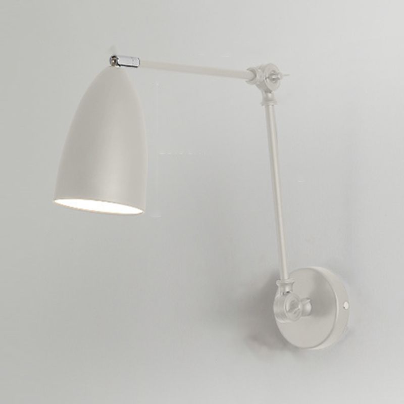 Modern Metal Wall Sconce Minimalist Wall Light Fixture with Adjustable Arm