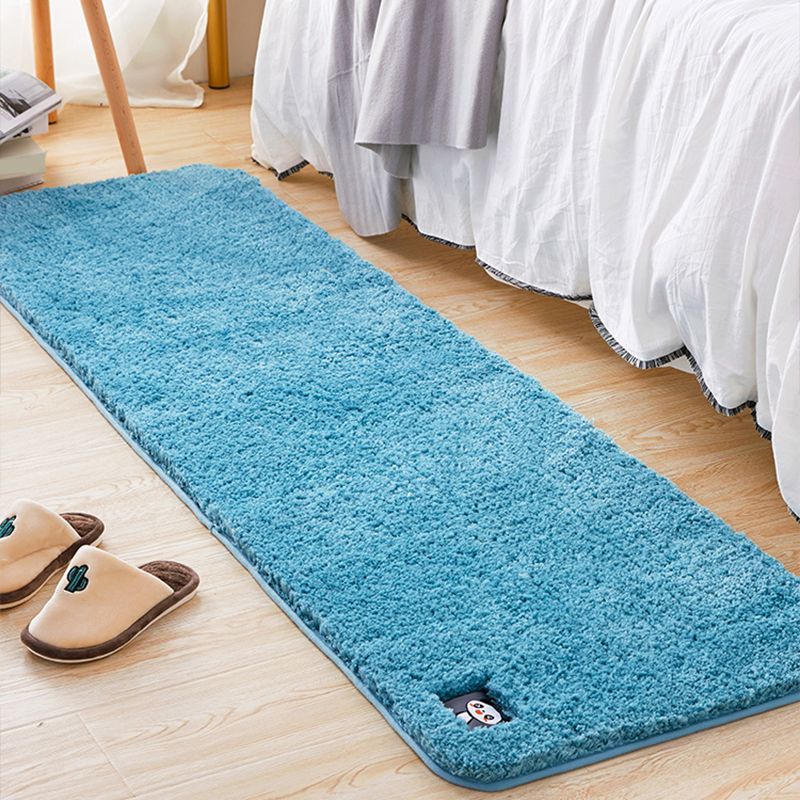 Alfombra de dormitorio múltiple alfombra de alfombra de color sólido moderno