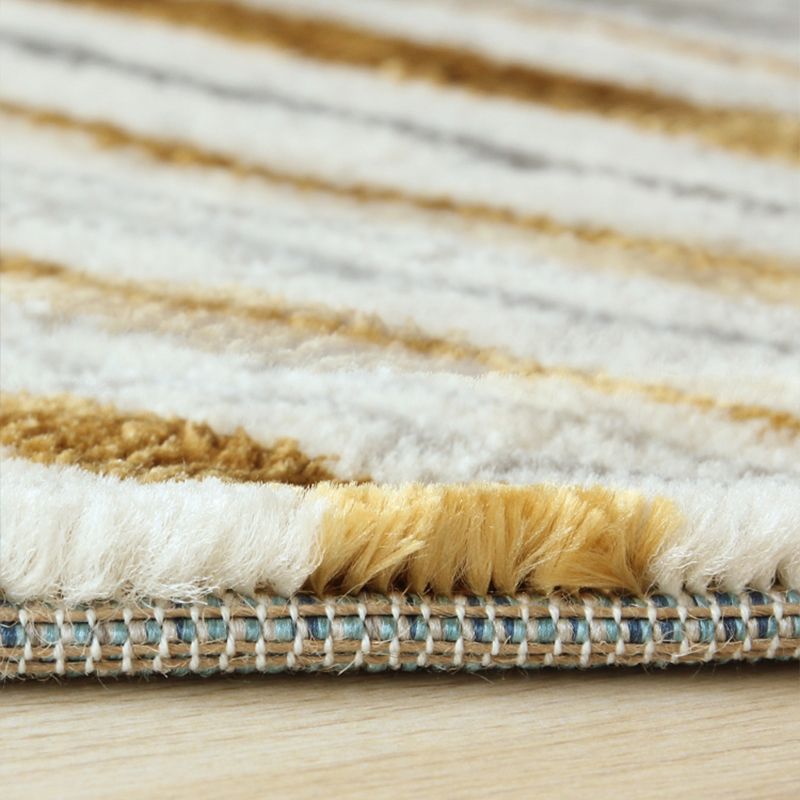 Multi Colored Calming Rug Polypropylene Abstract Pattern Indoor Rug Easy Care Stain-Resistant Carpet for Living Room