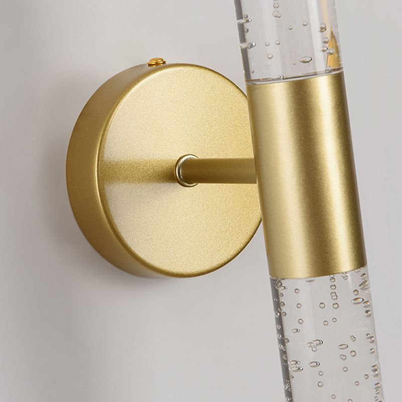 Modern Style Vanity Light Cylinder Shape 2 Lights Vanity Lamp for Shower Room