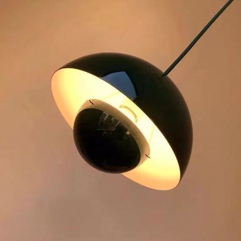 Domed Hanging Pendant Light Minimalist Metal Hanging Light Fixture