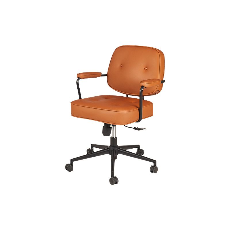 Contemporary Arms Included Task Chair Adjustable Seat Height Desk Chair for Office