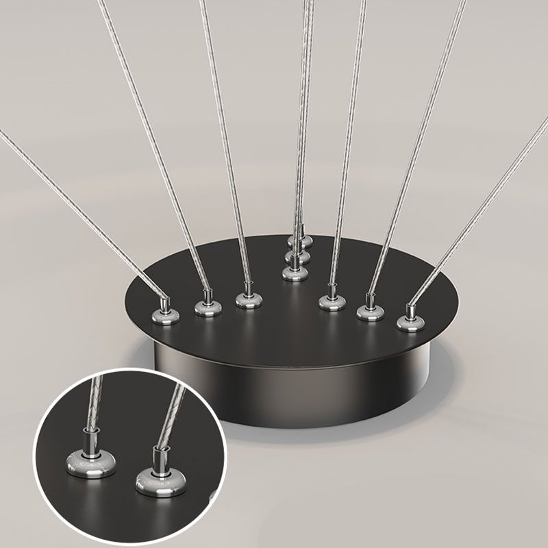 Light Luxury Modern Simple Style LED Pendant Chandelier Light for Bedroom Living Room Dining Room