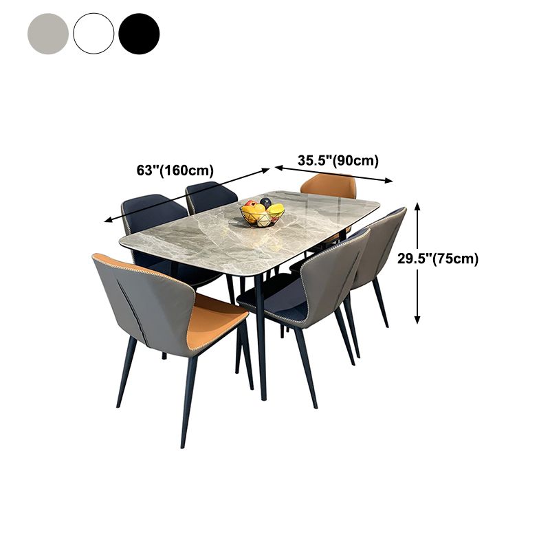 Home Dining Table Industrial Dining Room Table of Sintered Stone