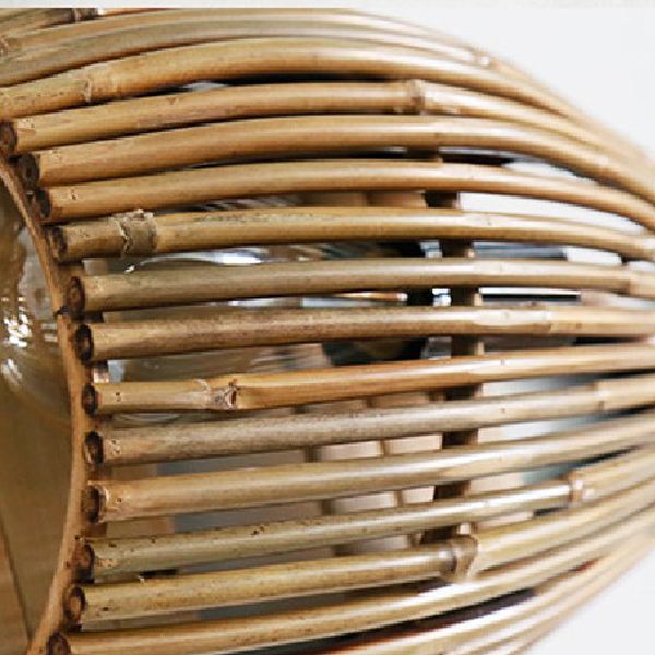 Modern Creative Wall Light Bamboo Wall Sconce Light for Living Room