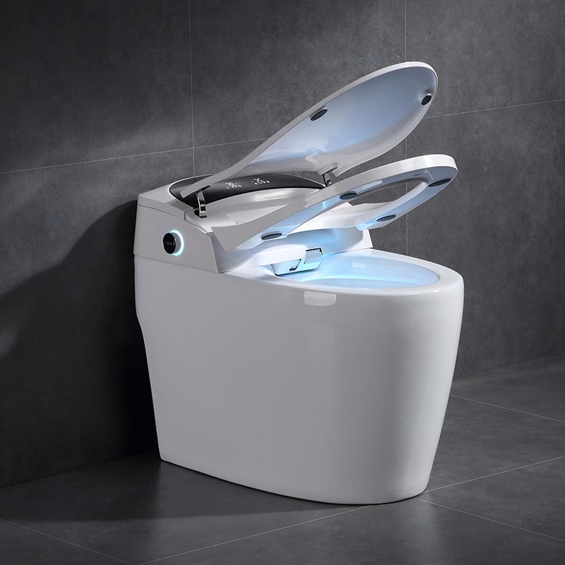 Modern One Piece Toilet Floor Mounted Toilet Bowl with Seat for Washroom