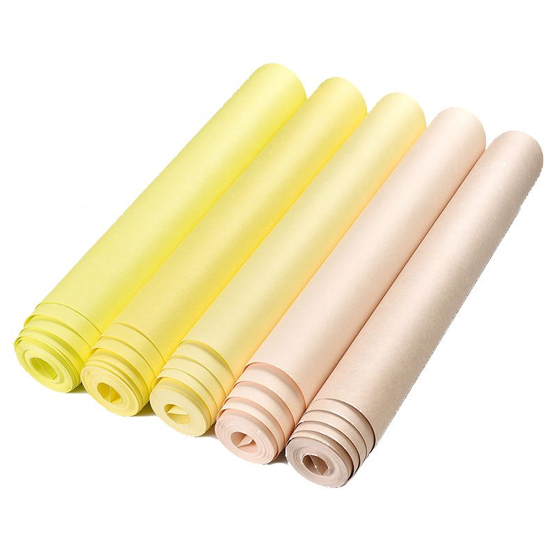 Solid Color Patterned Wallpaper Roll Soft Color Textured Non-Pasted Wall Covering
