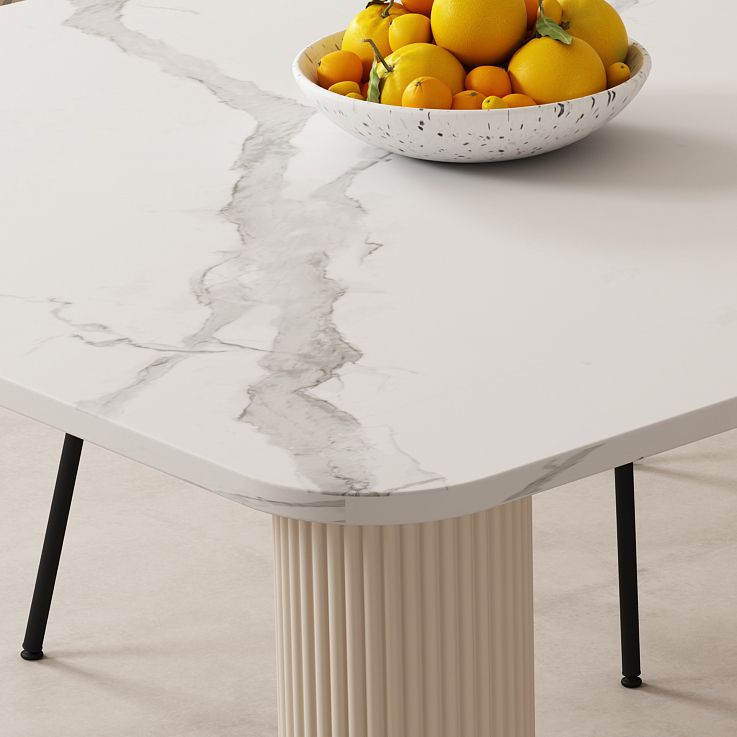 Modern Sintered Stone Dining Table Set 1/4/5/7 Pieces Dining Set