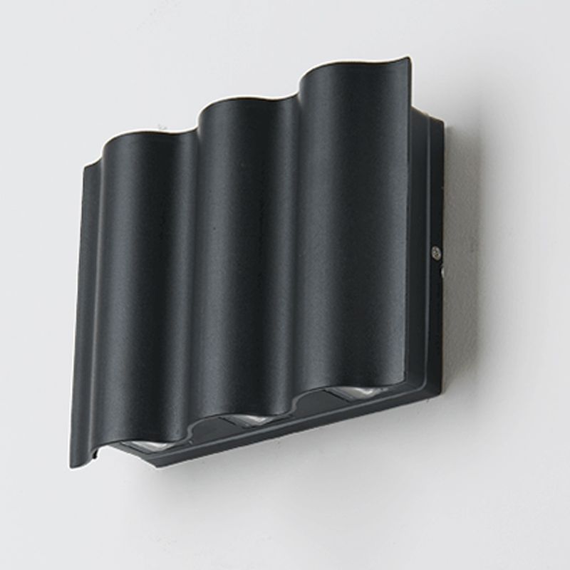Forma geométrica Iluminación de pared de metal Modern Lights Lighting Montar en negro
