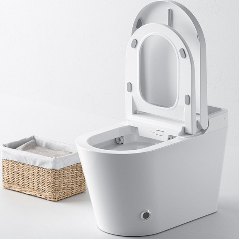 Contemporary Siphon Jet Ceramic Toilet Bowl One Piece Urine Toilet with Seat
