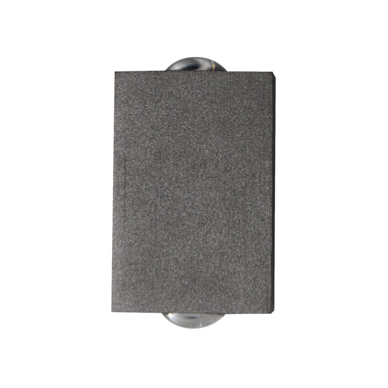 Black Geometric LED Wall Lamp in Modern Concise Style Aluminium Wall Sconce with Glass Shade