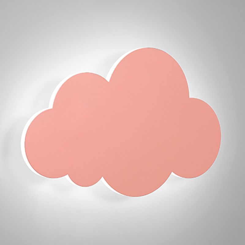 Modern Style Cloud Wall Mounted Lamps Metal 1 Light Wall Lamps