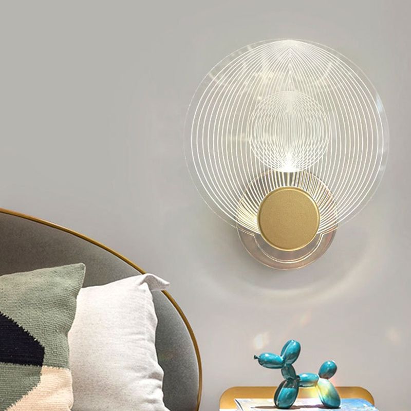 Modern Unique Shape Wall Light Sconces 1 Light Wall Lighting Fixtures for Bedroom