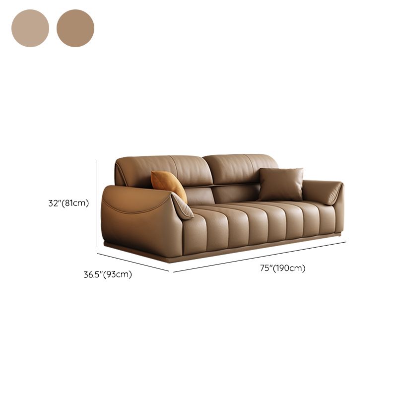 Contemporary Sectional with Pillow Top Arm Living Room Sectional sofa