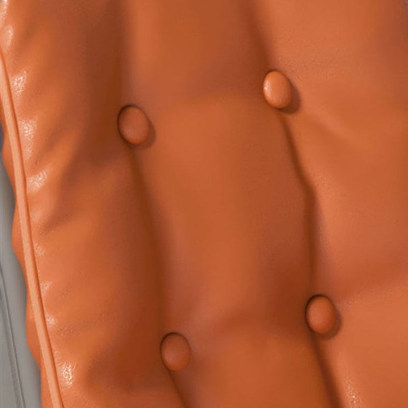 Imitación de cuero del estilo industrial que cena la silla sólida sin brazos de la parte posterior de las sillas