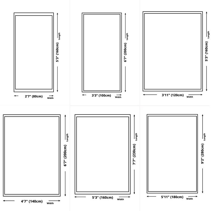 Green Tone Modern Rug Classic Plant Printed Carpet Stain Resistant Area Carpet for Living Room