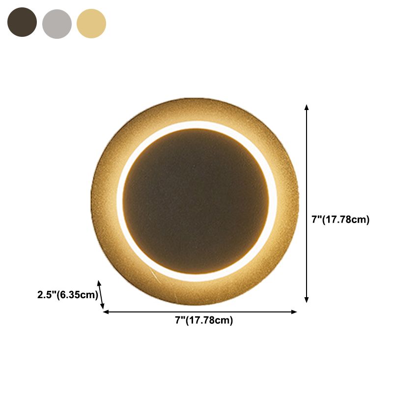 Modern LED Wall Mount Light 1-Light Wall Sconce Light with Acrylic Shade for Living Room