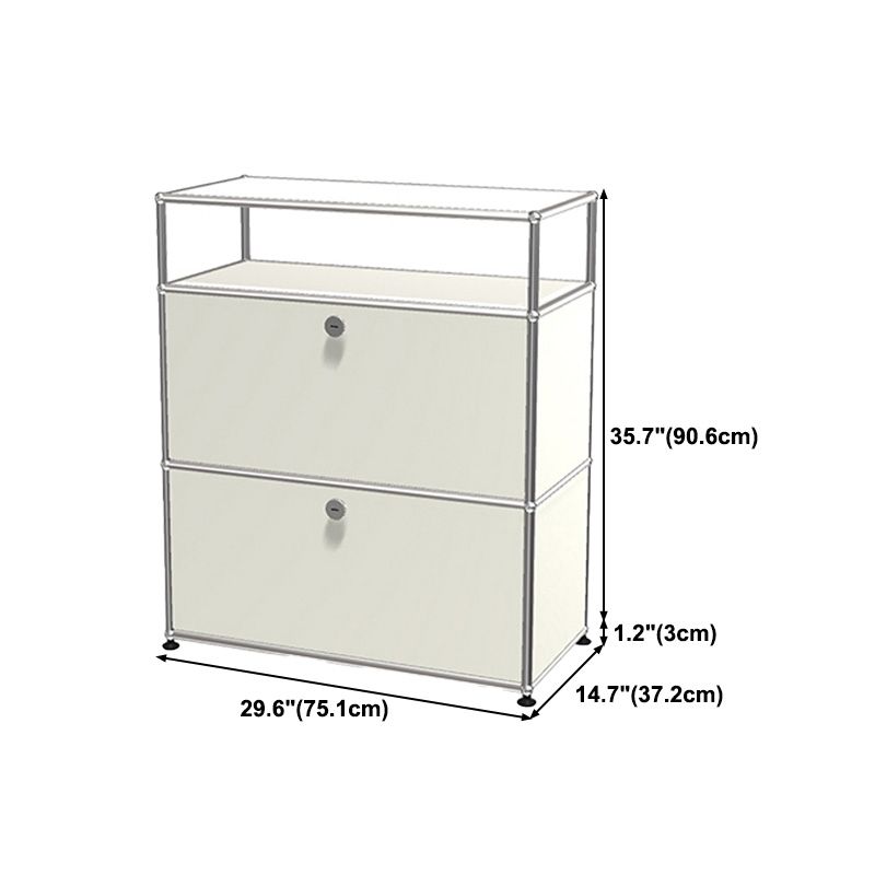 Modern Storage Sideboard Metal Sideboard with Drawer for Home