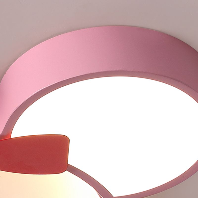 Modern Minimalism LED Ceiling Light Lovely Cartoon Flush-mount Lamp for Kids Bedroom