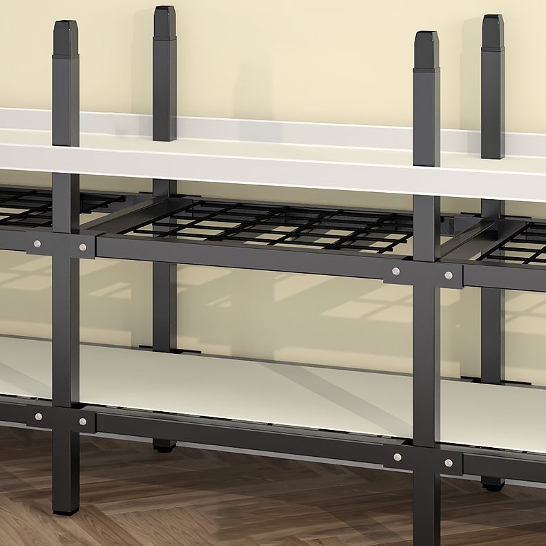 Modern Style Freestanding Wardrobe Armoire Metal Wardrobe with Clothes Rail