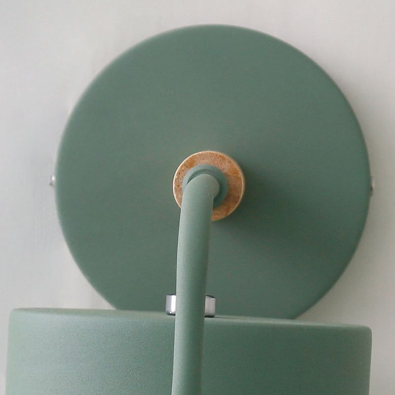 Lámpara de la pared de la pared de la copa de macarrón nórdico lámpara de montaje metálico de la pared para la cama para la cama