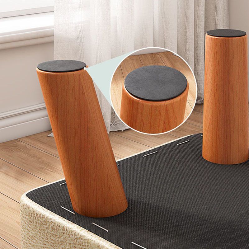 Faux Leather Standard Square / Round Pure Color Standard for Drawing Room