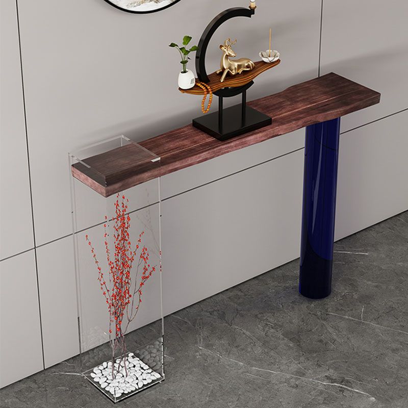 Contemporary Rectangle Shape Console Table Wooden Console Sofa Table