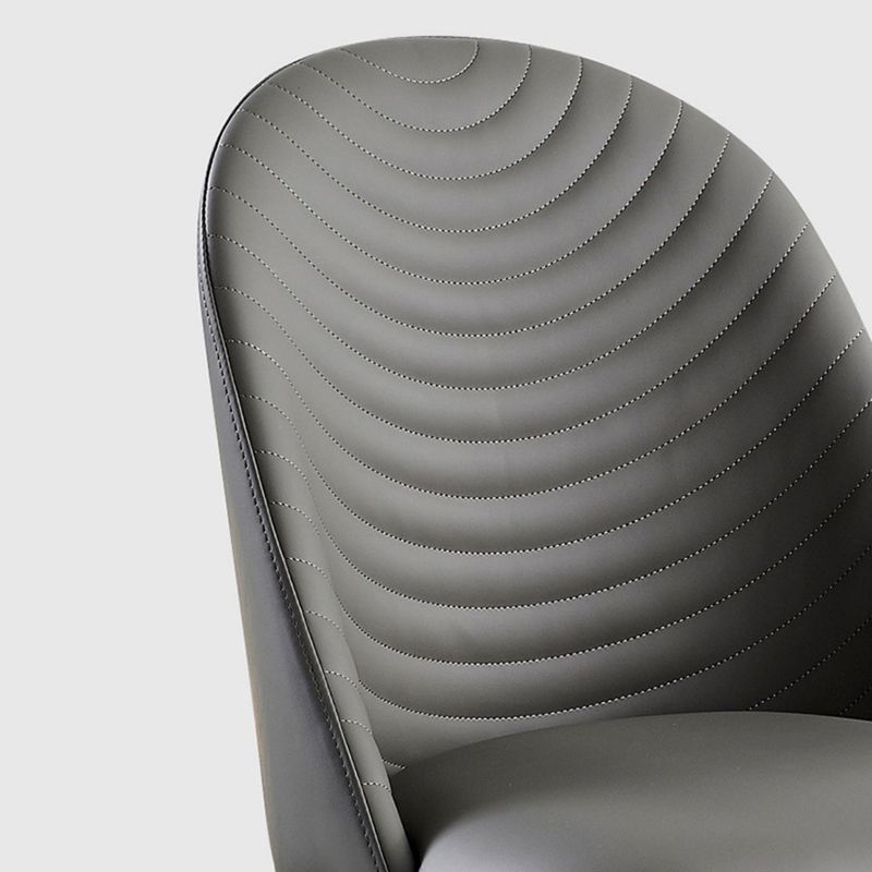 Dining Room Contemporary Dining Chair Upholstered Metal Legs Chair