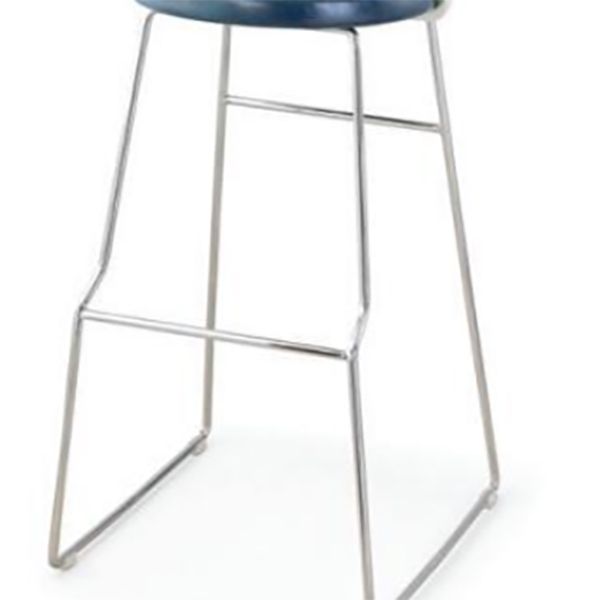 Contemporary Counter Height Stools Blue Bar Stool for Bar Use