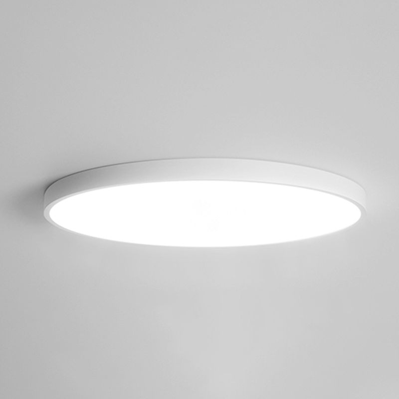 White LED Flush Mount Lighting Round Modern Flush Mounted Ceiling Lights