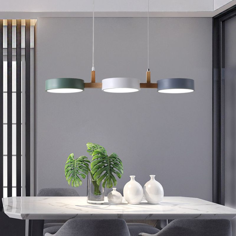 Metal Island Chandelier Lights Modern Pendant Light Fixtures for Dining Room