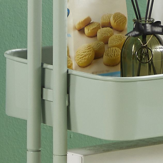 Stahl zeitgenössischer vertikaler Bücherregal mit Caster Wheels Bücherregal, 17,7 "L x 15" W x 32,3 "H