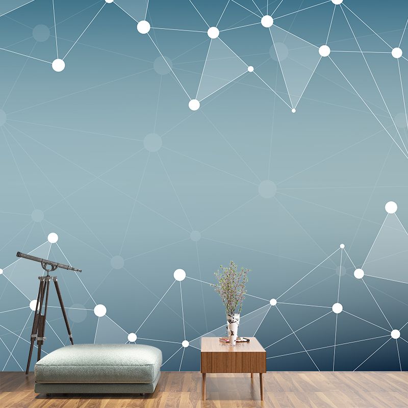 Modern Sitting Room Decorative Geometry Wall Mural Home Decor,Customised