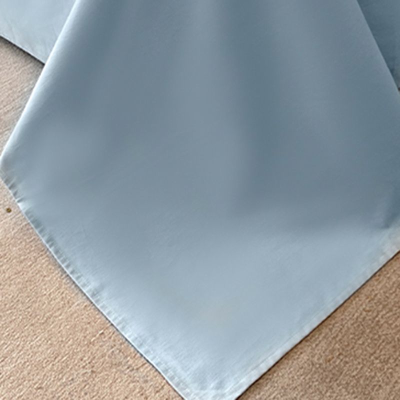 Solid Color Bed Sheet Set 100 Cotton Breathable Bed Sheet Set with Wrinkle Resistant