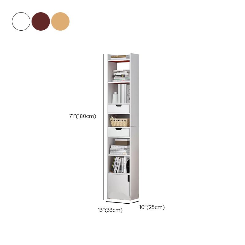Contemporary Wooden Accent Cabinet with Shelves Storage Cabinet