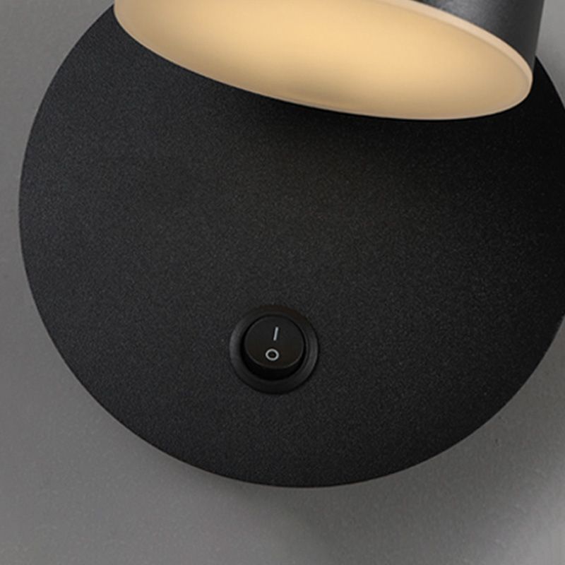 Lampada montata a parete circolare Postmoderna semplicità lampada a monte acrilica per soggiorno