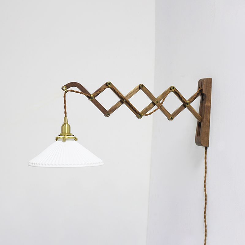 Moderner Stil Geometrischer Wandlampe Licht Holz 1 Lichtwandbeleuchtung Armaturen